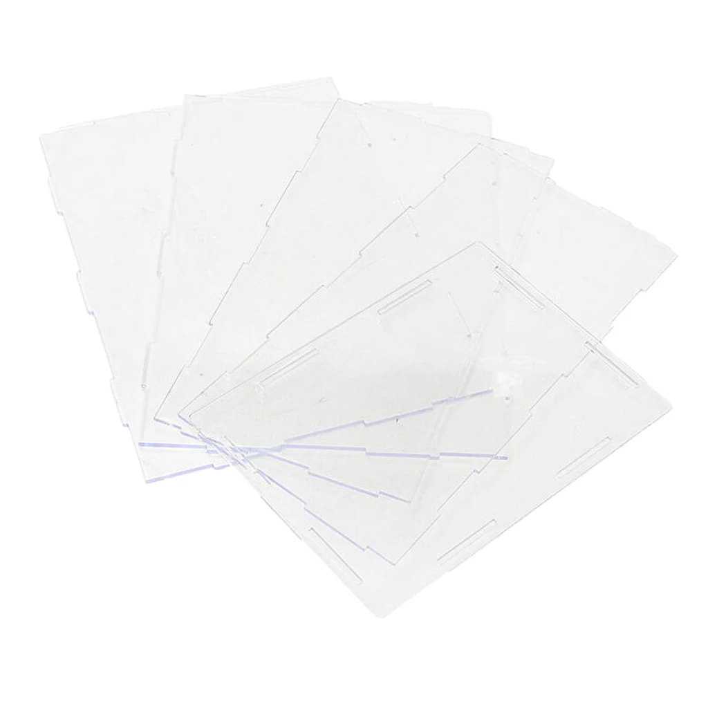 

8x8x8cm Clear Case Dustproof Cube Box for Action Figure Toy