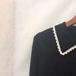 

2020 Spring and Summer Solid Color White Striped Knitted Cardigan Jacket Top Women Sweater