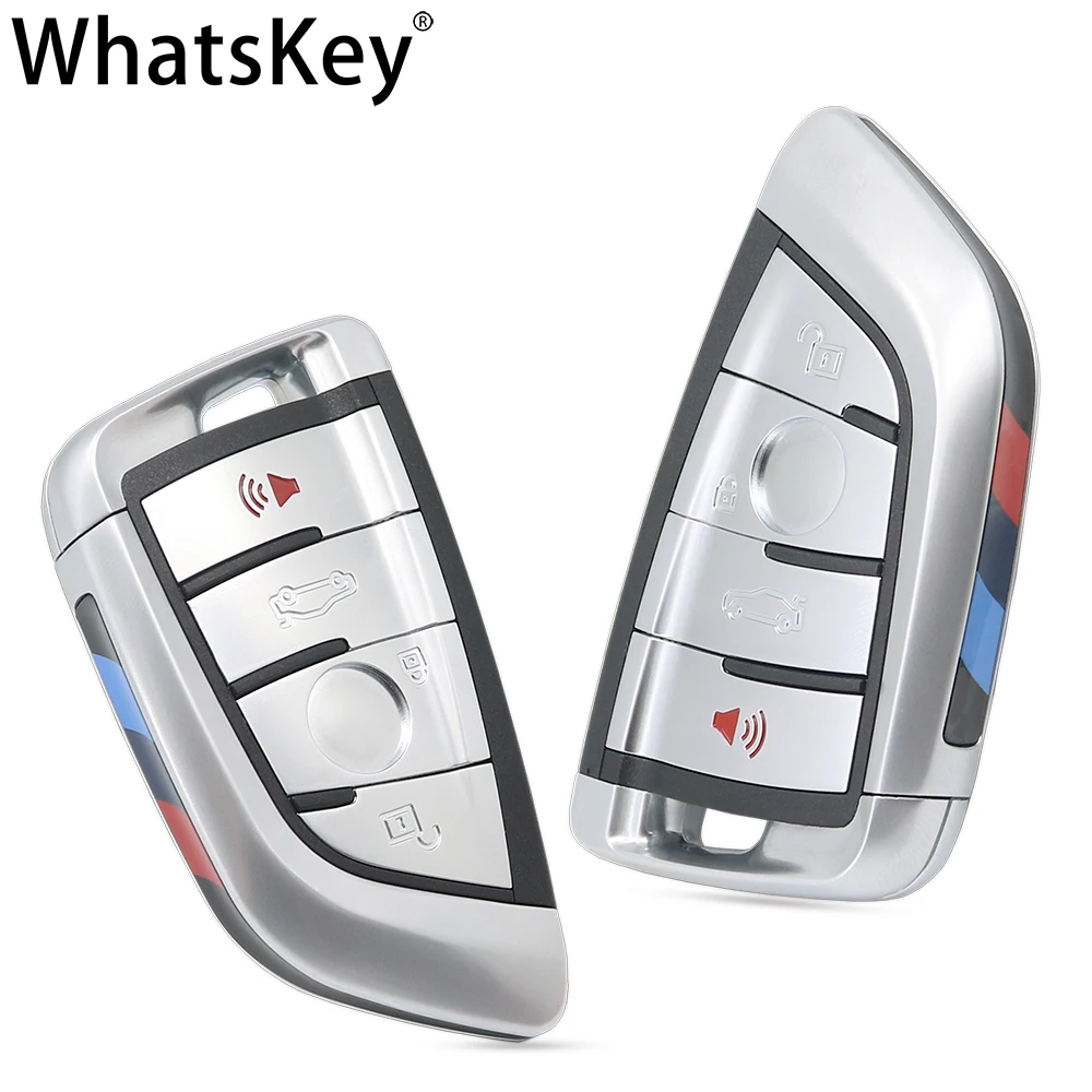 Новый чехол для смарт карты WhatsKey BMW серии 3/5/7 X1 X3 X5 X6 G30 G20 F48 F10 F22 F30 дистанционного