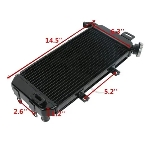 Motorcycle Radiator Cooler For Kawasaki ER6N ER-6F Ninja 650R 2006-2008 2007 |