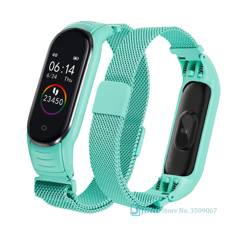 Смарт часы из нержавеющей стали для мужчин и женщин Android IOS Smartwatch Электроника