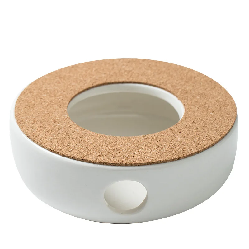 

Mini Portable Ceramic Teapot Holder Base Teapot Warmer Insulation Base Coffee Water Warmer Candle Holder Tea Accessories