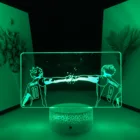 Светодиодный ночсветильник Haikyuu аниме Хината шойо тобио кагеяма для ребенка подарок на день рождения Детская Спальня Декор ночсветильник манга 3D лампа