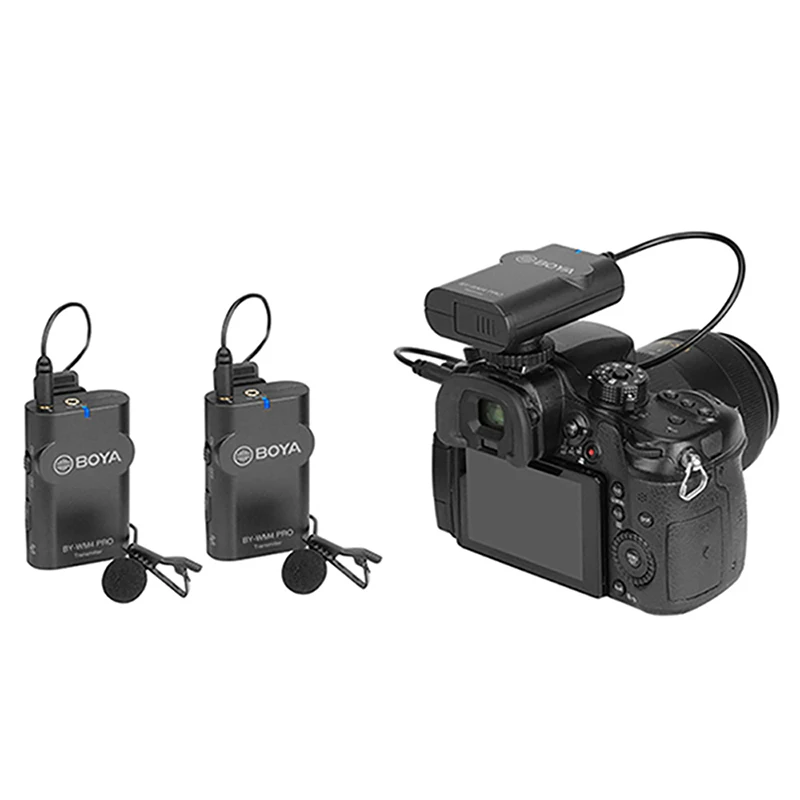 Boya BY-WM4 Pro двухканальный Палочки до 2 4G Беспроводной Студийный конденсаторный