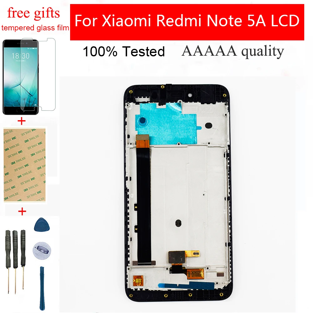 5 &quotдля Xiaomi Redmi Примечание 5A Prime LCD дисплей для Note5a сенсорный экран дигитайзер