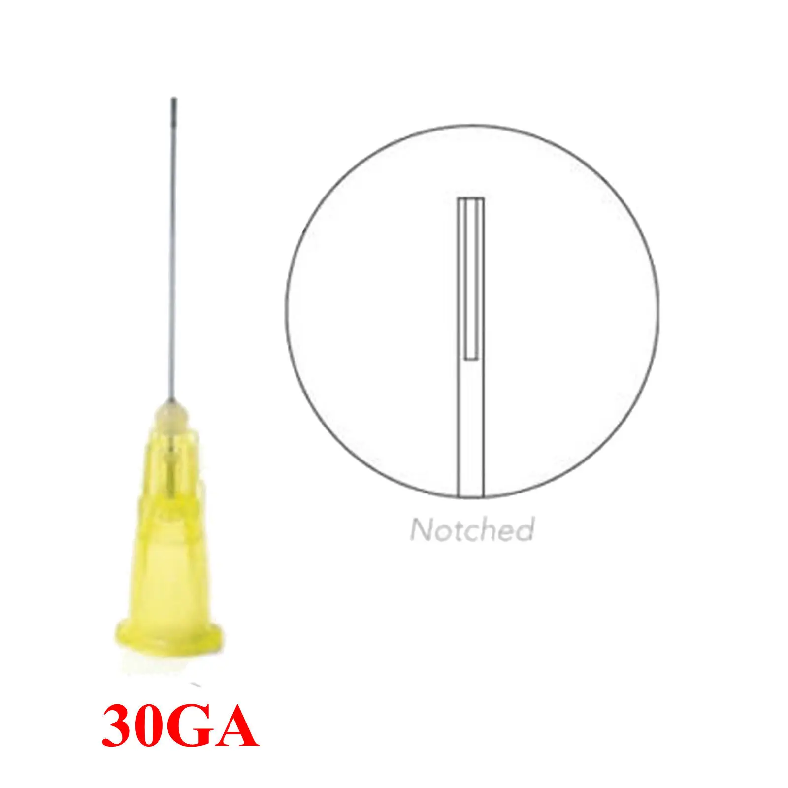 100 шт. стоматологические эндодонтические игольчатые наконечники 25 г/27 г/30 г