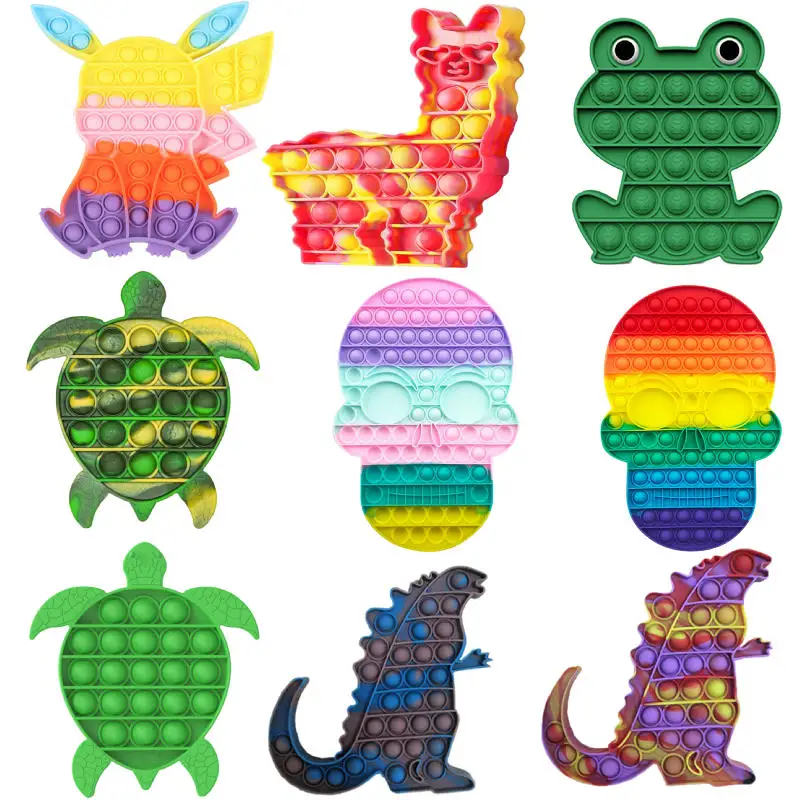 Радужные игрушки антистресс в виде животных для взрослых и