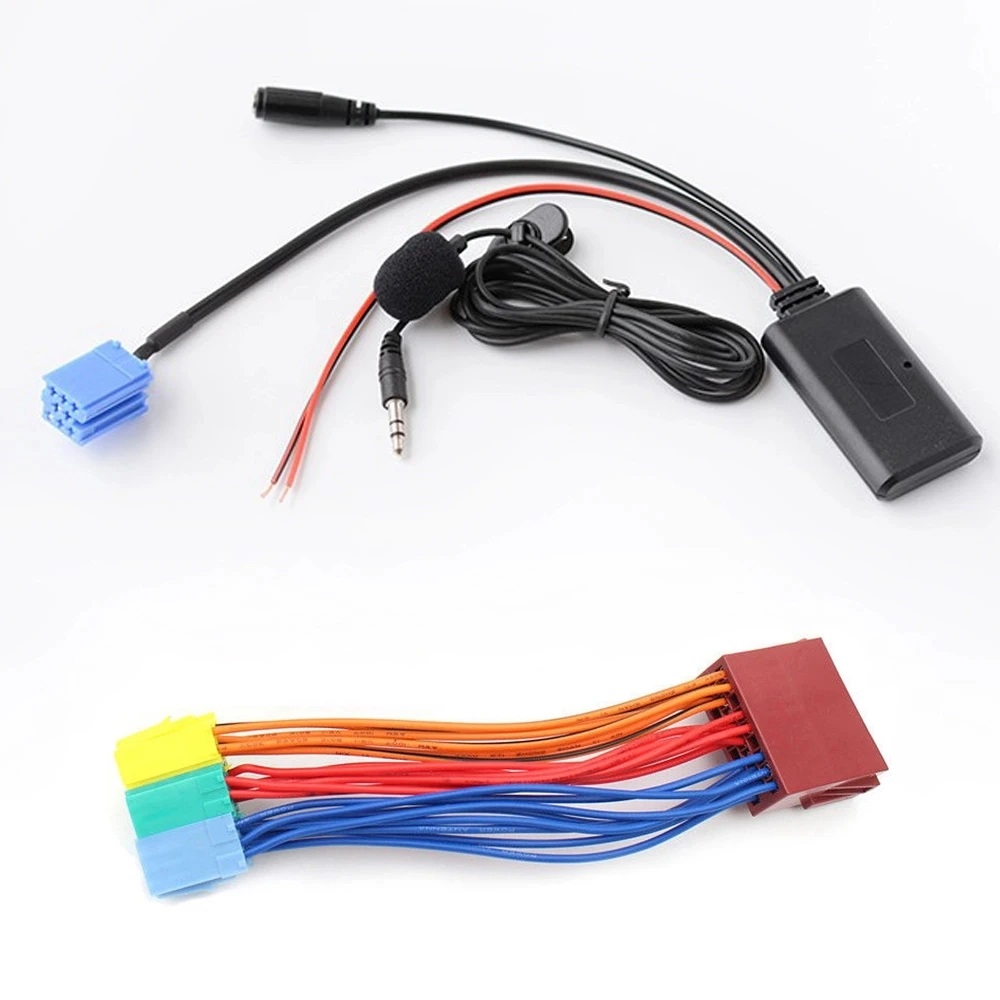 Автомобильный Bluetooth AUX аудио входной кабель адаптера MINI ISO 8Pin 20Pin переводной