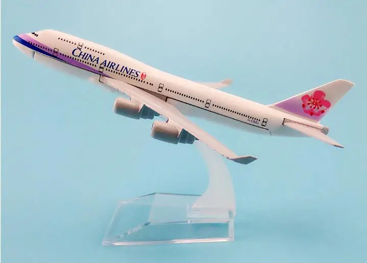 Самолет из металлического сплава 16 см модель самолета Боинг 747 400 авиакомпании China