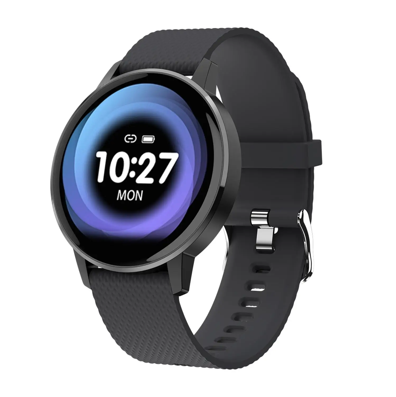 Gray Smart Watch T4 Смарт-часы для мужчин, пульсометр, кровяное давление, мониторинг кислорода в крови, Смарт-часы, Смарт-часы, IP67 водонепроницаемые спортивные часы - Color: Gray Smart Watch