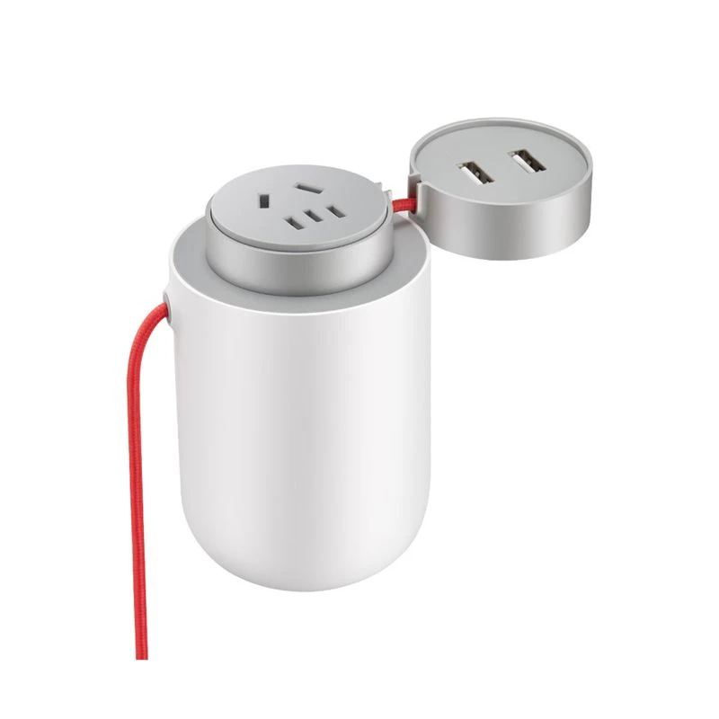 Xiaomi Mijia 100w портативный автомобильный источник питания Dc 12v к Ac 220v с 5 v/2.4a двумя портами Usb Инвертер автомобильного зарядного устройства конвертер