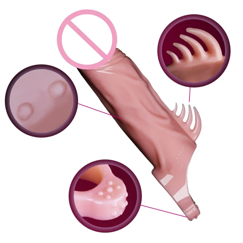 Женский удлинитель для пениса увеличивающий мужской член t образный рукав