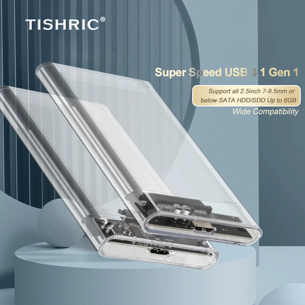Чехол TISHRIC для жесткого диска чехол с интерфейсом Usb 3 0 на Sata поддержкой 8 ТБ -