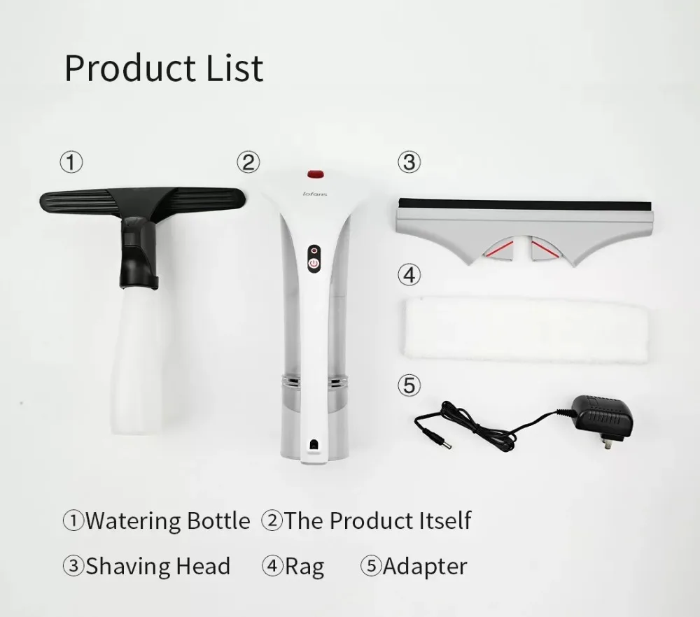 Xiaomi Lofans очиститель стекла сильное всасывание мульти Очиститель Щетка с лейкой для автомобиля Кухня домашняя Чистка