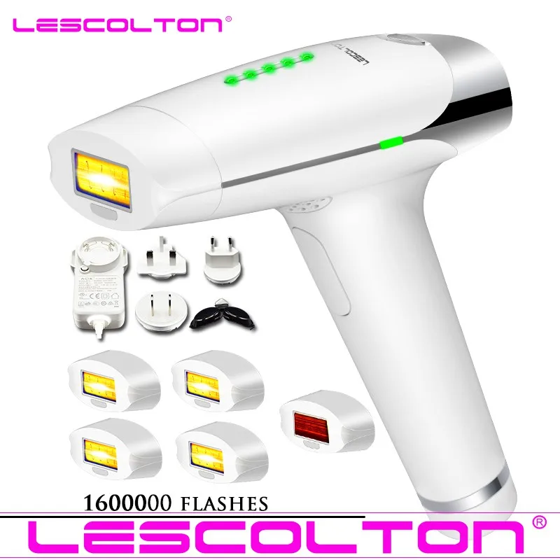 1600000times white Lescolton 1900000 раз T009 постоянный лазерный эпилятор IPL эпилятор ipl эпилятор для депиляции всего тела ipl лазерный эпилятор - Цвет: 1600000times white
