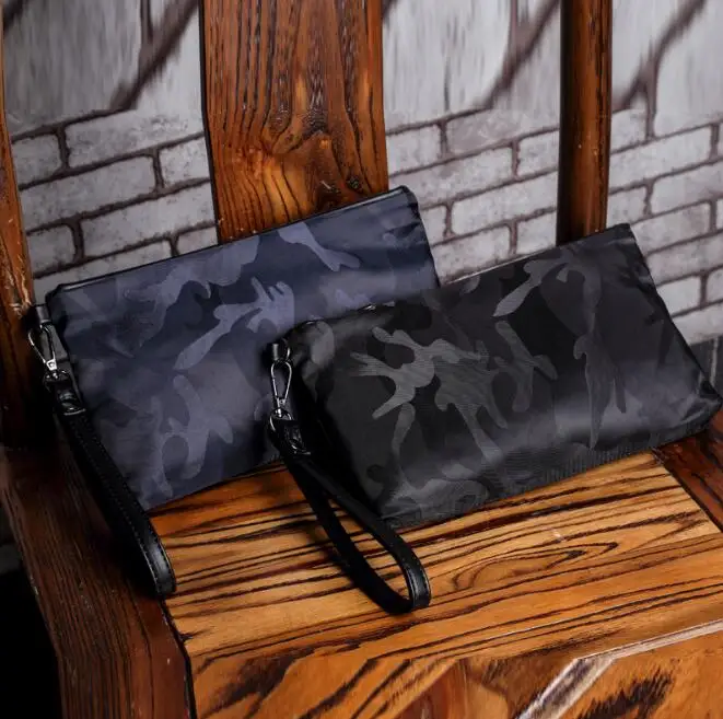 Деловой Повседневный Камуфляжный клатч конверт водонепроницаемый мужской