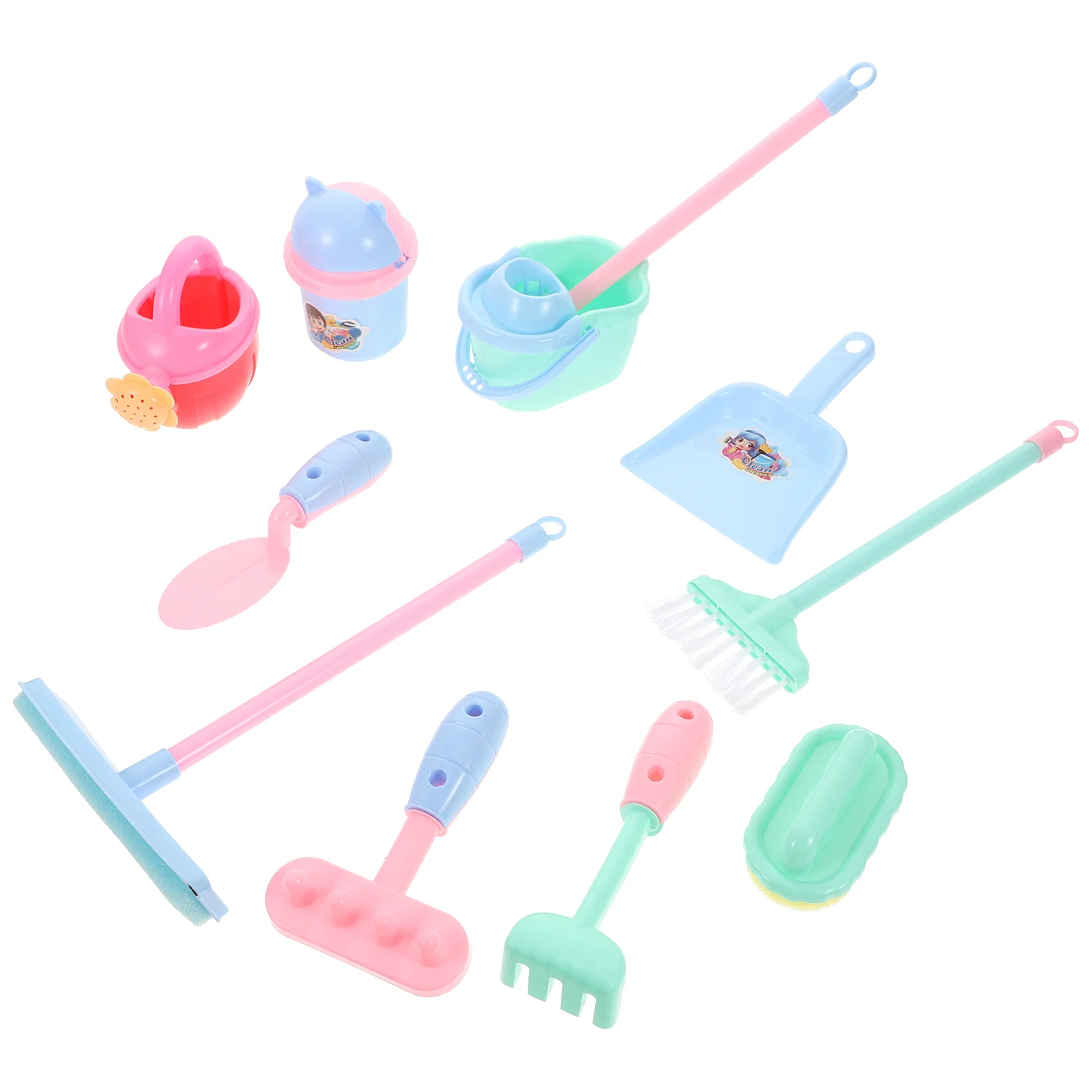 

1 набор мини-инструментов для чистки, Детская мини-модель мусорного бака для дома