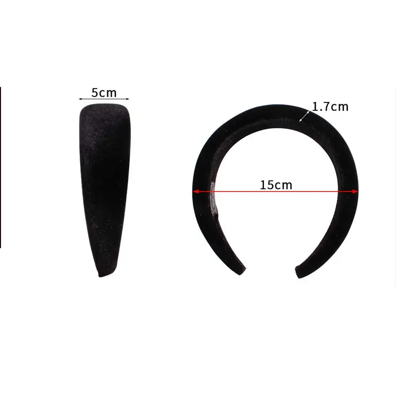 Повязка на голову женская плотная бархатная для занятий йогой | Спорт и