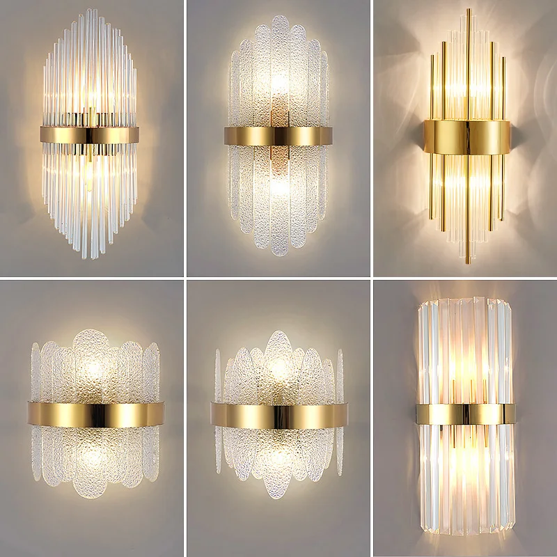 LED Postmodern Gold Black Designer LED Lamp LED Light Wall lamp Wall Light Wall Sconce For Bedroom Corridor