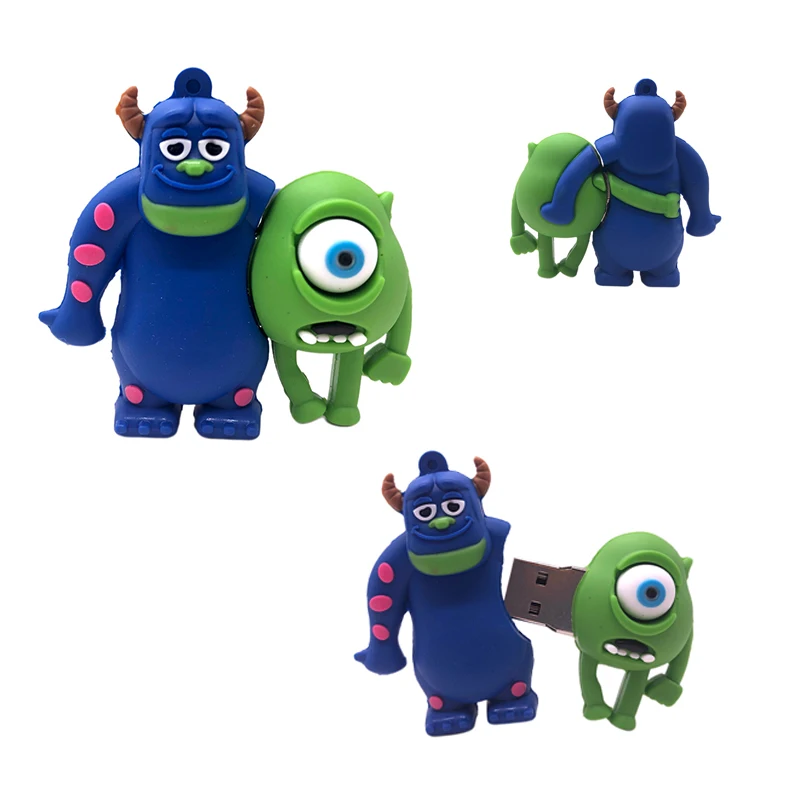 

Cartoon Green man usb 64GB Usb Funny Little Green Person Usb Drive 4GB 8GB 16GB 32GB Pen Drive 128GB USB Flash Drive Usb Stick