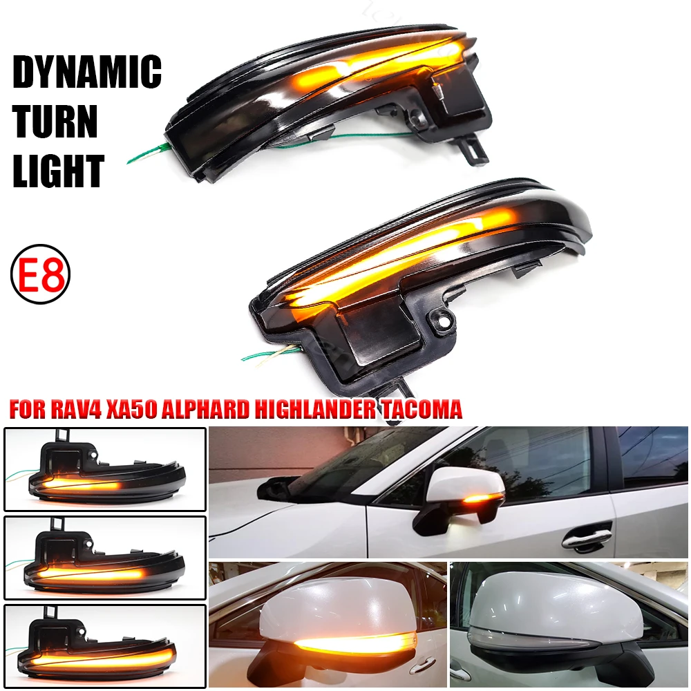 Светодиодный динамический поворотный сигнал последовательный боковой свет для