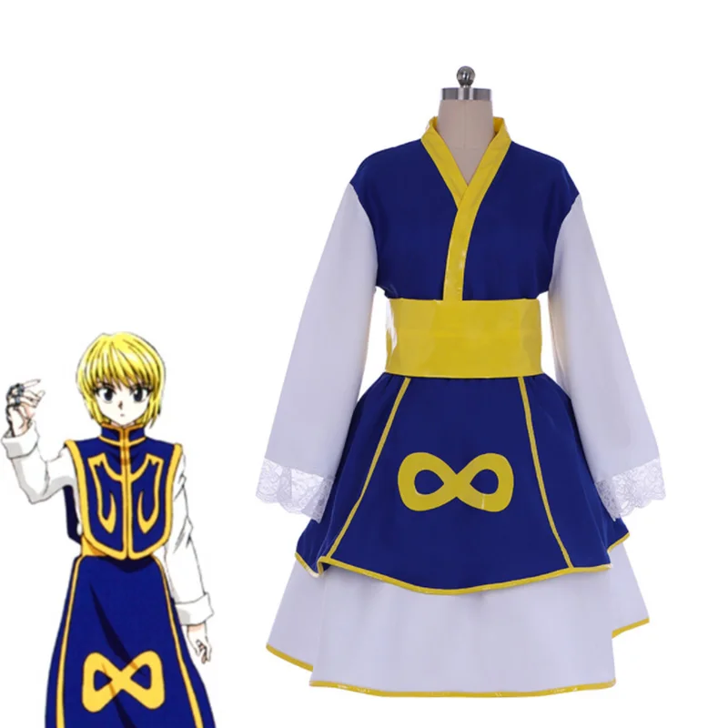 

Костюм для косплея из аниме Hunter x Hunter, кимоно Kurapika Lolita, униформа для Хэллоуина и вечеринки, мужской костюм