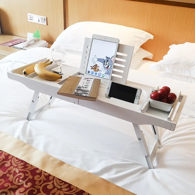 

Vanity Extendable Bamboo Bathtub Tray Mobilephone Ipad Computer Rack Nonslip Spa Bathtub Caddy Organizer Bathroom Storage Shelf