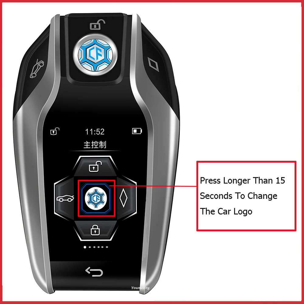 Умный сенсорный ЖК-ключ для автомобиля ручной замок двери удобная система