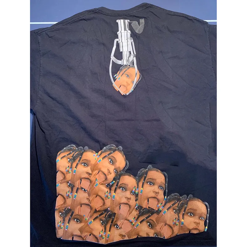 

Travis Scott Cactus Jack Stormi 2 Party Tee ASTROWORLD T-Shirt Men Women 1:1 Top-Quality ASTROWORLD T Shirt Top Tees