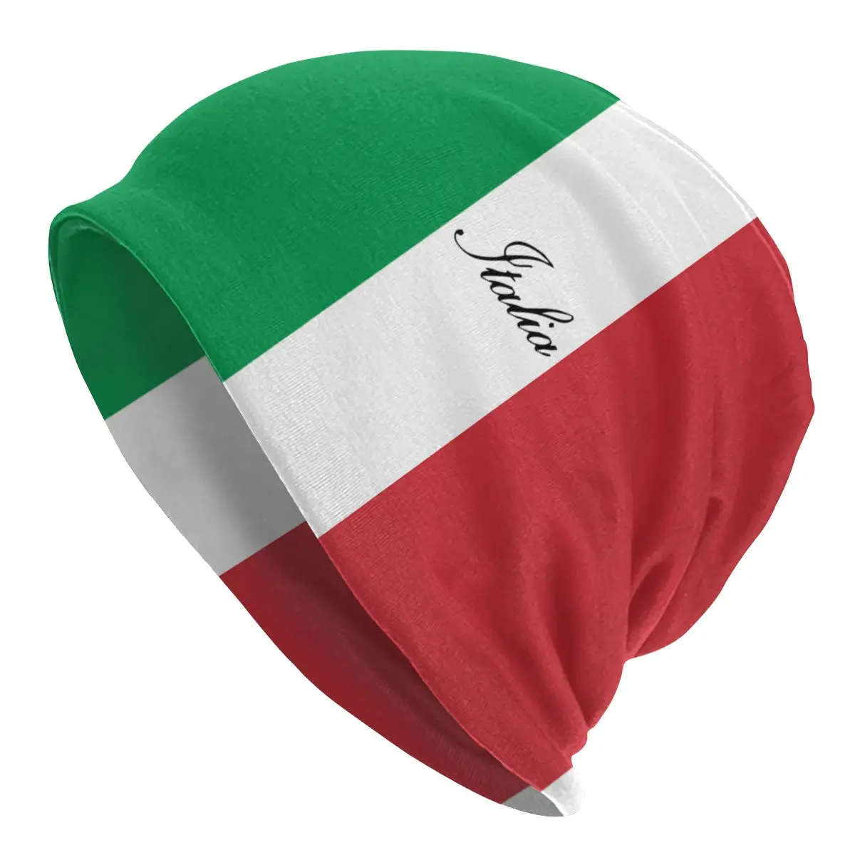 Italian Flag Of Italy Italia Caps Hip Hop Street Skullies Beanies Hat Men Women Male Spring Warm Head Wrap Bonnet Knit Hat