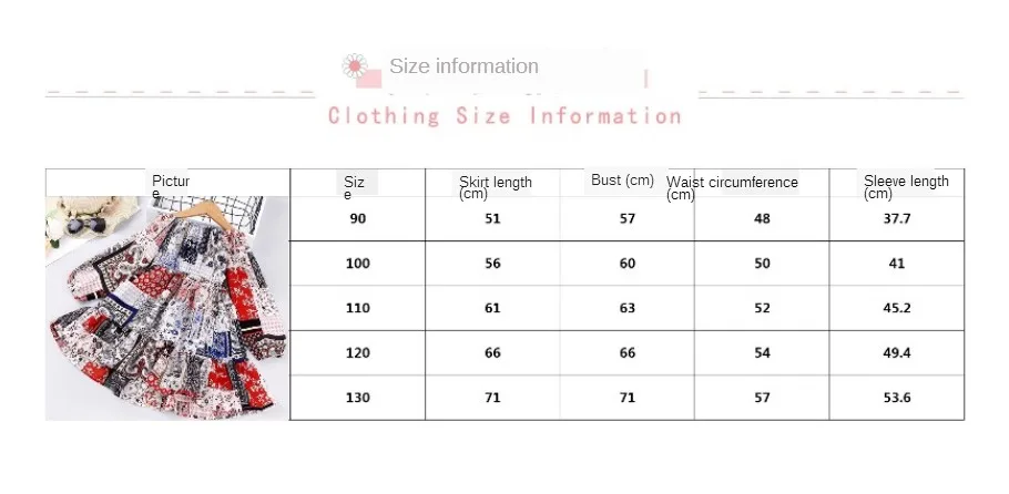 

Summer Girls Dress For Children 2021 Spring New Long-sleeve Princess Dress Fashion Clothing Kids Casual Clothes 3-8 Years Old