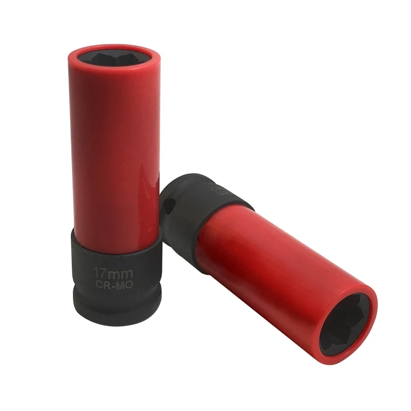 

Automobile Tire Anti-Theft Screw Sleeve Flower Design Lug Nut Socket Lug Bolt 6XDB