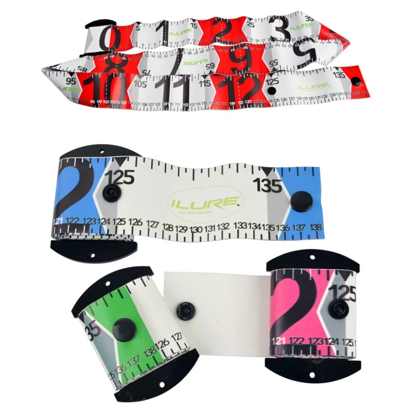 H 138*5 см рыболовная водостойкая полосатая измерительная линейка точная лента из