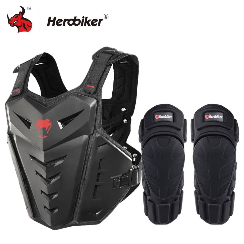 

Бронированный жилет для мотоцикла HEROBIKER, защита мотоцикла, защита для езды на мотоцикле, нагрудный жилет для мотокросса, гоночный жилет и на...