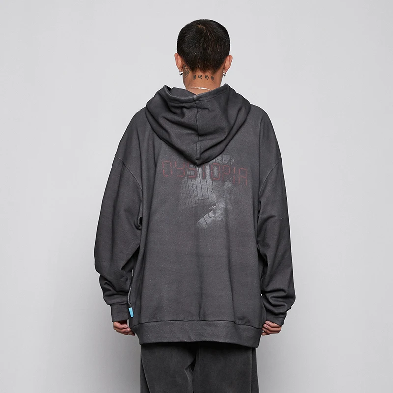 Уличная одежда в стиле хип-хоп с принтом робота F426 толстовки и свитшоты унисекс