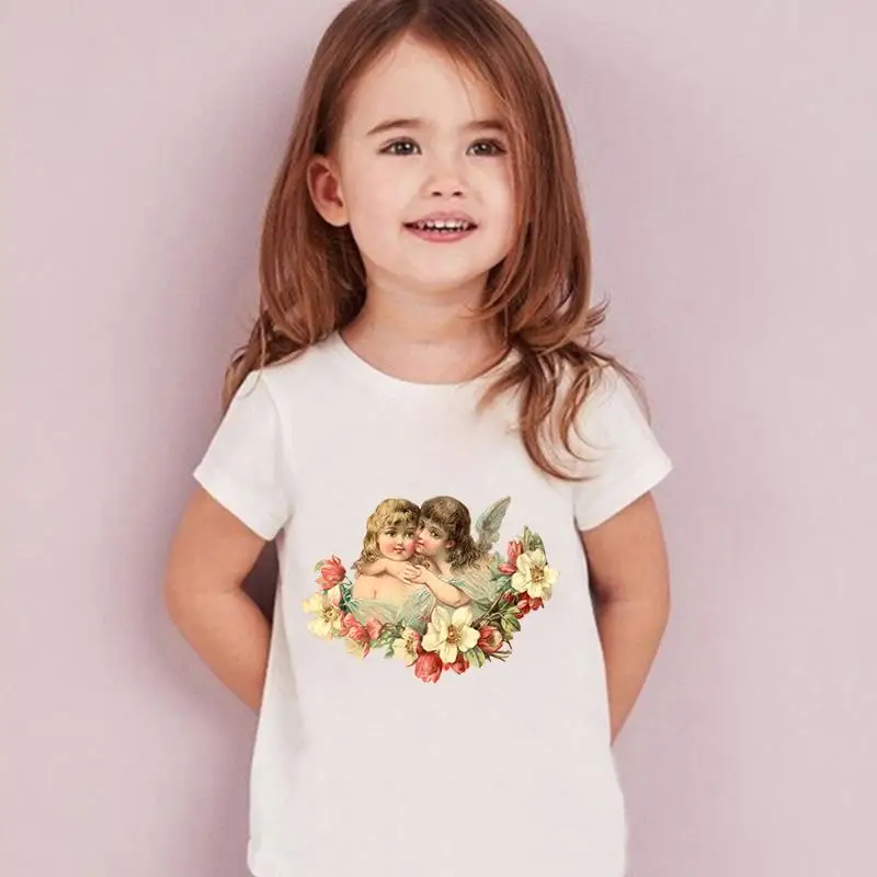 

Summer Children Clothing Boys T Shirt Cotton Cupid Short Sleeve T -Shirt Kid Boy Casual Cute T -Shirt 4 -12 Years Shirt Camiseta