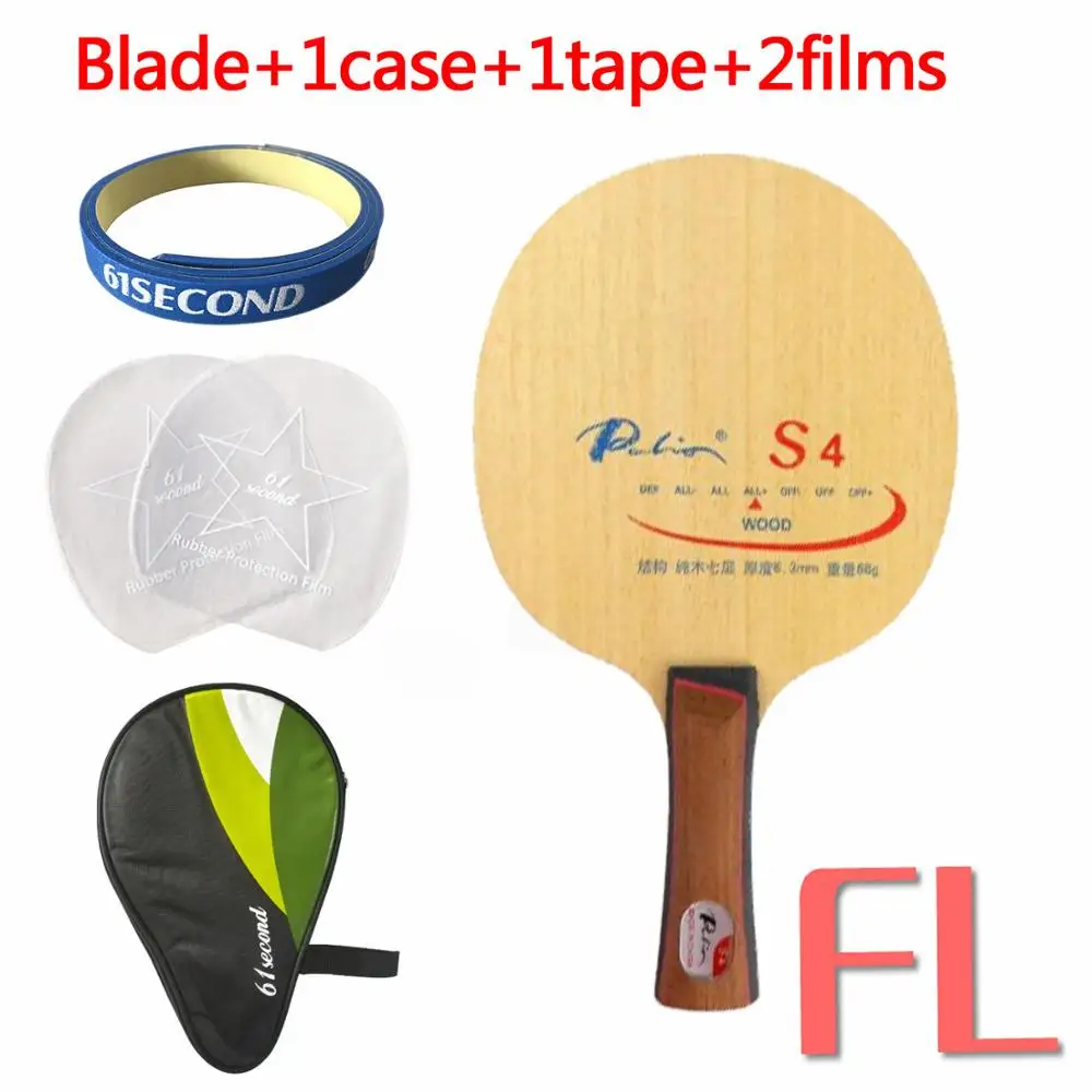 Palio S4(S 4, S-4) Настольный теннис/pingpong blade - Цвет: FL with H 1 case