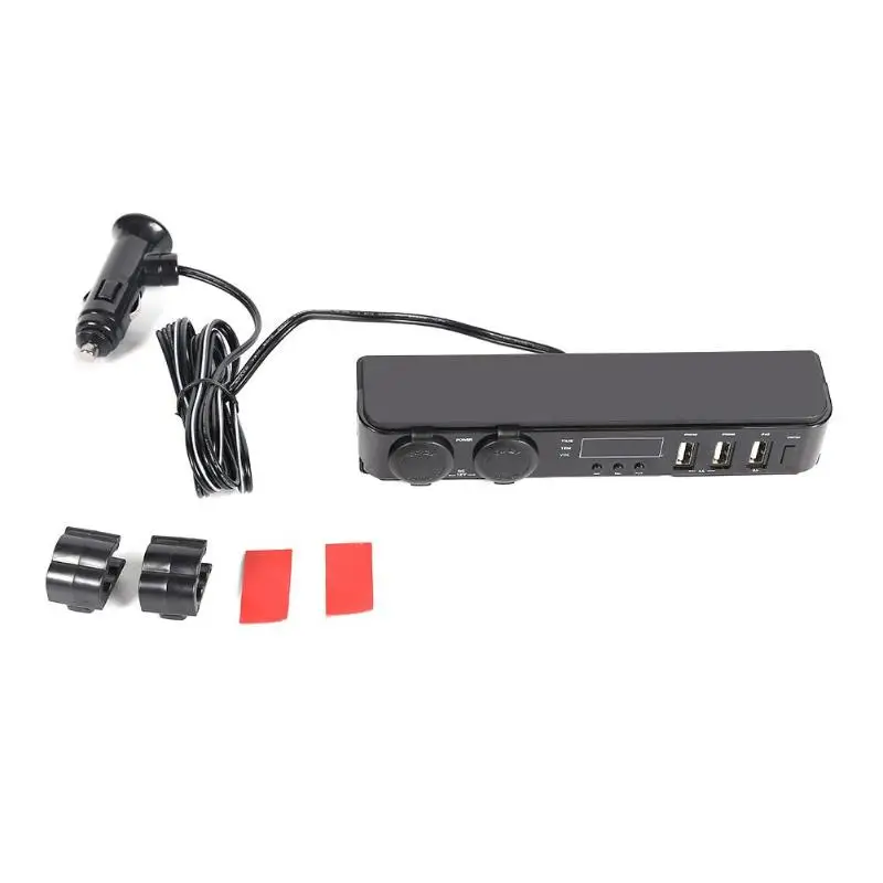 12 V/24 V 2 Way розетка для автомобильного прикуривателя Разветвитель USB зарядное устройство адаптер Прямая поставка