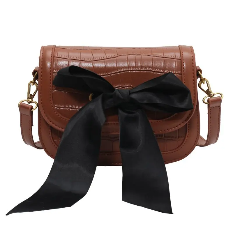 

Crocodile pattern Flip Saddle bag 2021 Fashion New Quality PU Leather Women's Designer Handbag Vintage Shoulder Messenger Bag