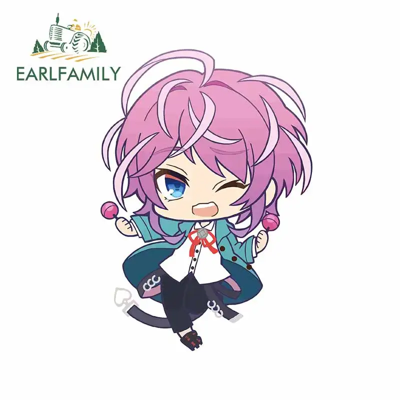 

EARLFAMILY 13 см x 9,3 см для бампера Ramuda Chibi, автомобильная наклейка, виниловый материал, автомобильные наклейки, водонепроницаемое, устойчивое к ца...