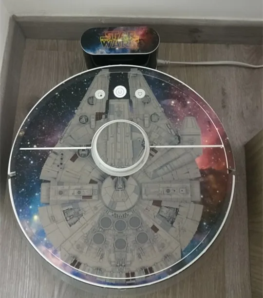 as photo shown Горячая наклейка для Xiaomi робот пылесос 2 Roborock S50 S51 защитная пленка наклейка бумажный пылесос части без щетки фильтр - Цвет: as photo shown