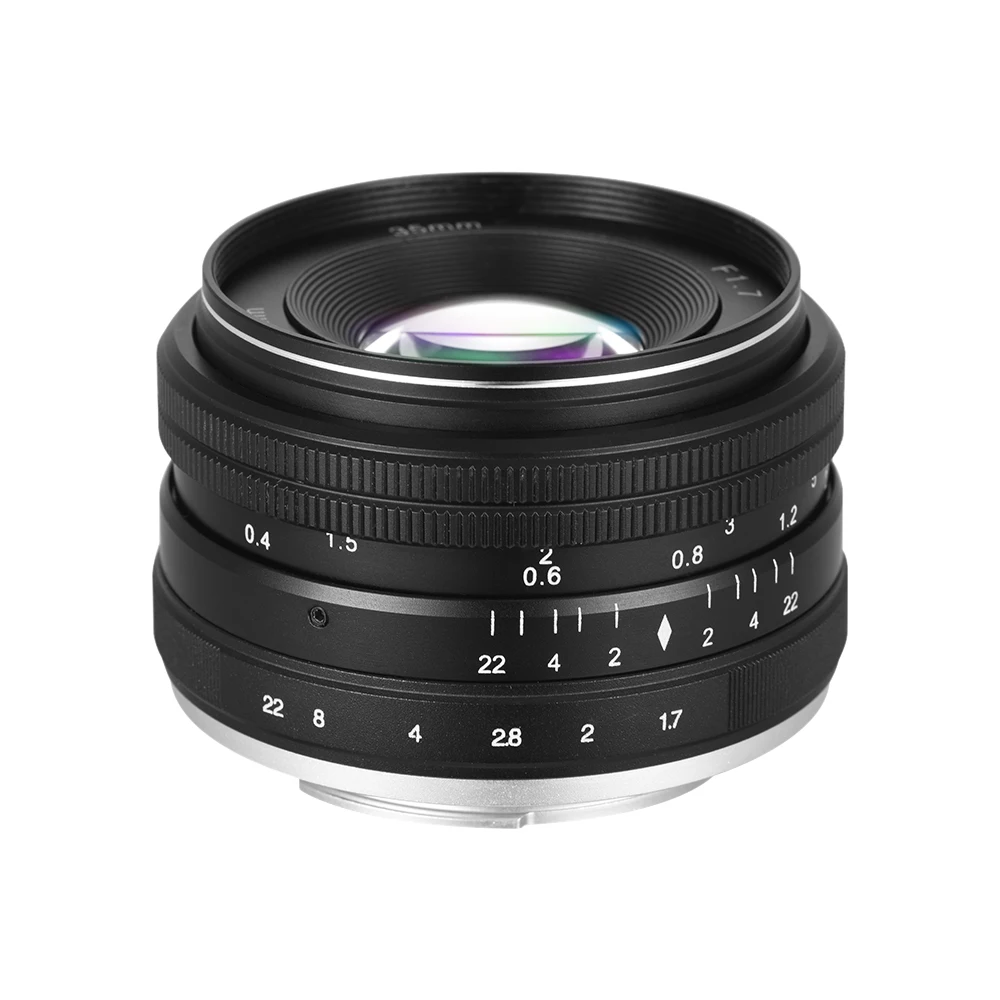 35 мм F1.7 большая апертура ручной основной фиксированный объектив для sony E Mount NEX 3 3N 5
