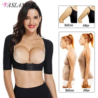 upper arm shaper for women post surgical tops arm compression sleeves slimming shapewear humpback posture corrector body shapers