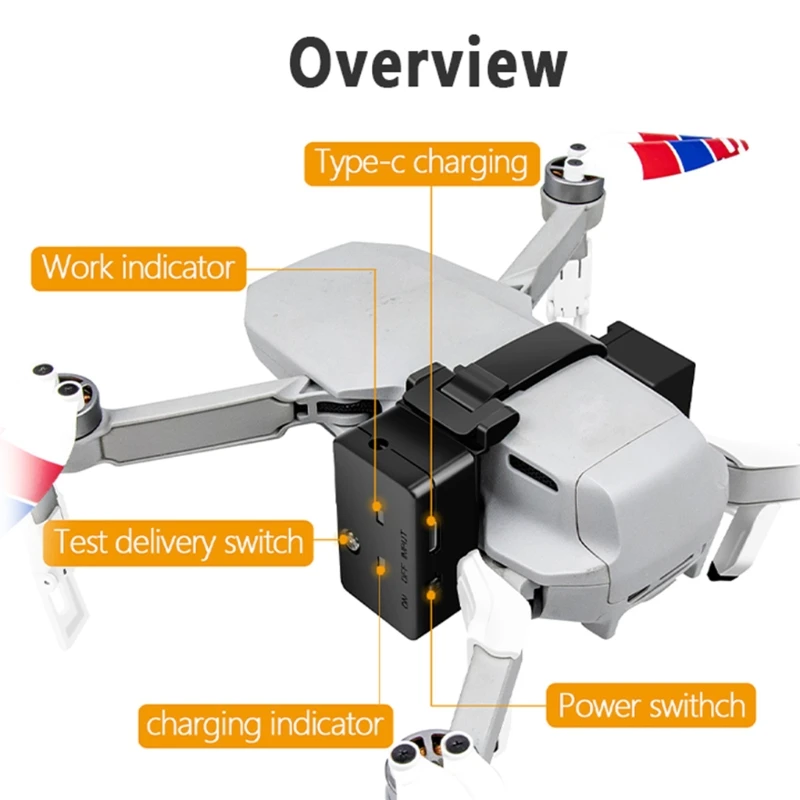 

Remote Thrower Drone Air Dropping Delivery Transport Gift for D-JI Mavic MINI