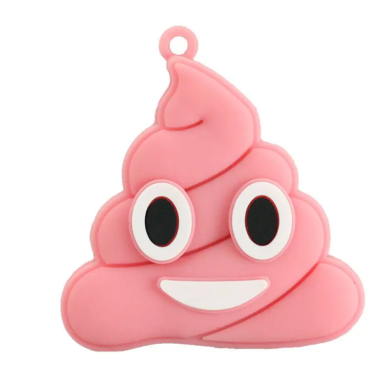 Розовый Симпатичная игрушка эмоция флэш-накопитель usb мультфильм Poo Форма внешняя карта памяти флеш-накопитель 4 ГБ 8 ГБ 16 ГБ 32 ГБ мини подарок - Цвет: Розовый