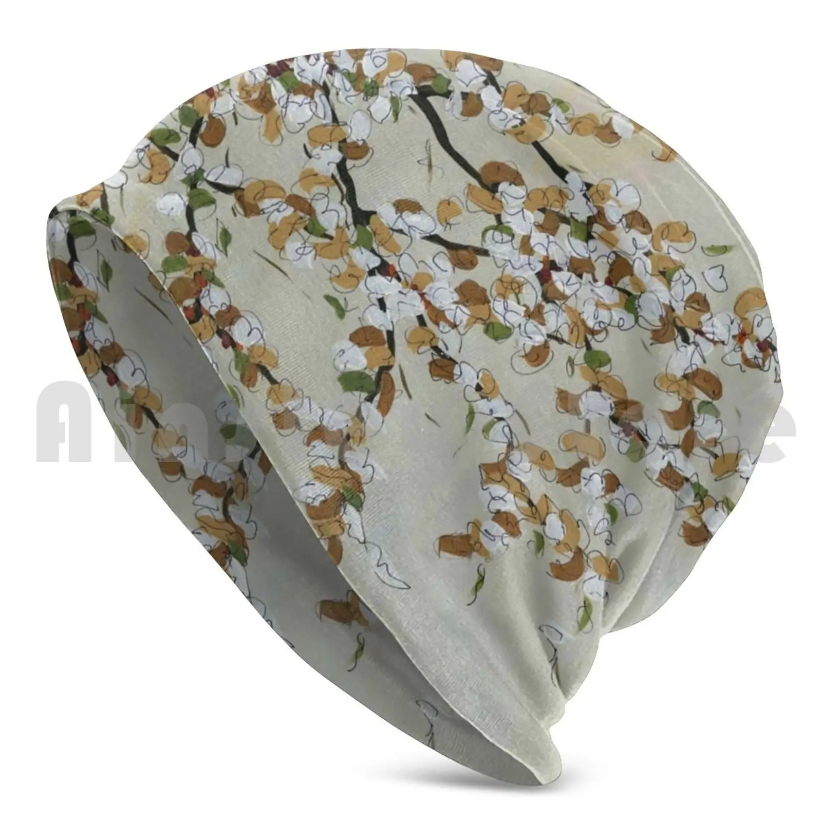 Весенняя шапка с изображением сумасшедших деревьев 2450 цветов Jamiemorathart Jamie Morath Art