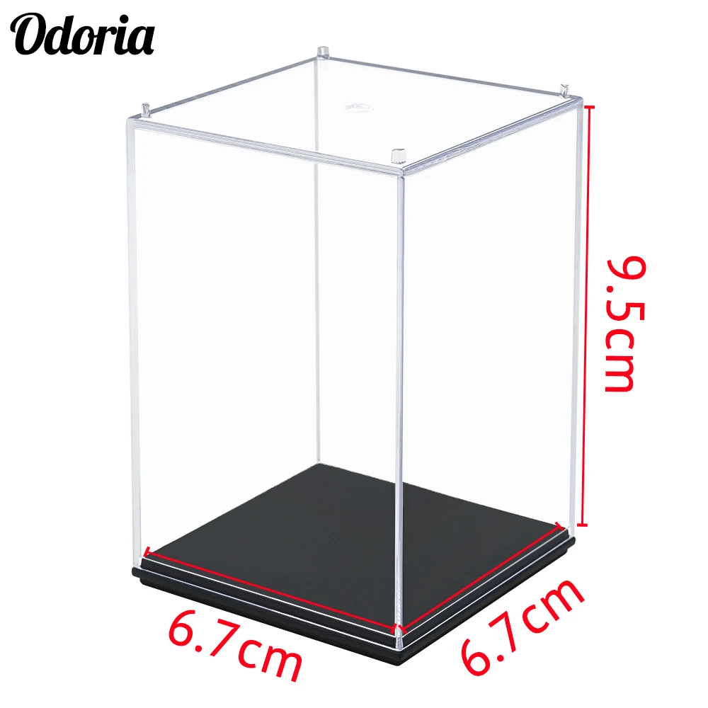 Миниатюрный акриловый чехол Odoria 6 7x6 7x9 5 см прозрачная коробка из плексигласа