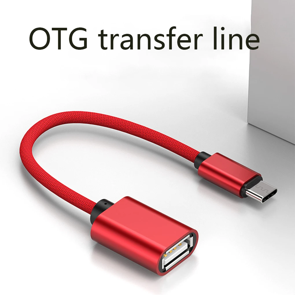 Кабель адаптер Type C OTG для Samsung S10 + Xiaomi Mi 9 Android MacBook мышь геймпад планшетный ПК USB