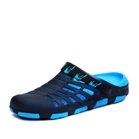 new summer mens sandals light crolk slippers breathable beach home hollow out casual outdoor water mules hole shoes croc