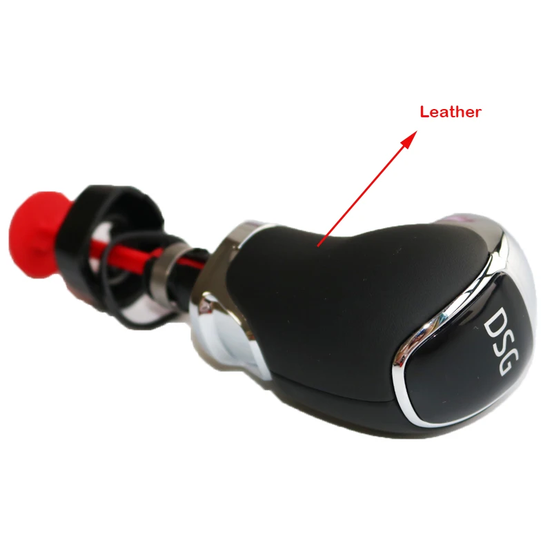 DSG ручка переключения передач головка гандбола пластик/кожа для SKODA Octavia Superb Yeti
